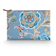 Pip Studio Charly Kosmetiktasche flach medium Matata blau 24x1x15.5cm