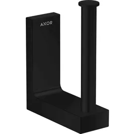Axor hansgrohe Reservepapierhalter Axor Uni Rectangular Wandmontage, mattschwarz