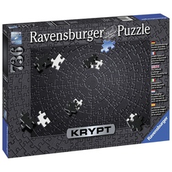 Ravensburger Puzzle 736 Teile Ravensburger Puzzle Krypt Black 15260, 736 Puzzleteile