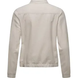 Ragwear Damen, Leichte Übergangsjacke in Leinen-Optik Blousonjacke Leinenhemd Malawi Linen YOUMODO Bone Gr. L - L