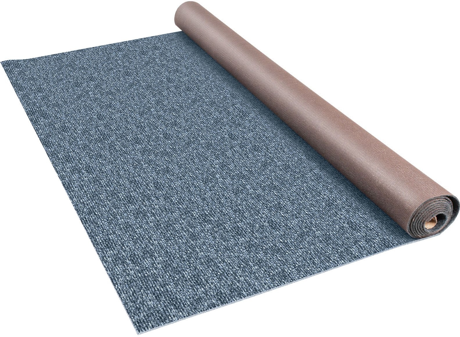 VEVOR 1,8 x 4 m Teppich Terrassen Grau Teppiche Polyesterfaser und Tpr Teppiche rutschfest und wasserdicht für Terrassen Terrassen Eingangsbereiche