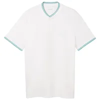 Tom Tailor Herren Poloshirt mit Print, weiß, Print, Gr.