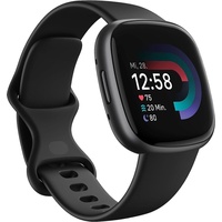 fitbit by Google Smartwatch Damen & Herren Versa 4 by Google, Fitness-Tracker mit GPS Smartwatch (3,4 cm/1,34 Zoll) Telefonfunktion, 6 Tage Akku)