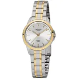 Regent Damen Analog Quarz Uhr mit Edelstahl Armband 12230658