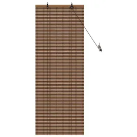 vidaXL Bambusrollo 50 x 160 cm Braun