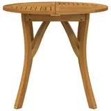 vidaXL Gartentisch Ø 85 cm Massivholz Akazie
