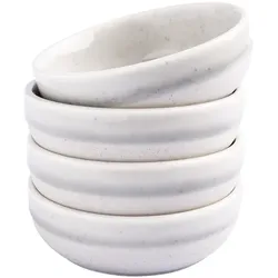 Sallys Hochtemperatur Porzellan Schälchen "Mirrorglaze" - 4er Set