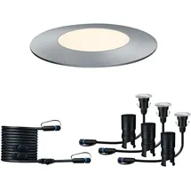 Paulmann Außenleuchte Aluminium 23,1 cm 3er-Ergänzungsset IP65 Silber