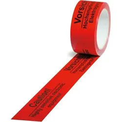 Warnklebeband "Empfindliche Elektogerate" rot