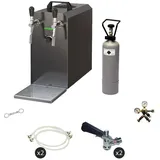 ich-zapfe Komplett Set - Zapfanlage Stream 50 Komplettset 2-Leitungs Trockenkühler, 50 l/h Edelstahl