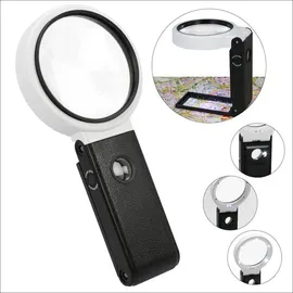 Schwäbische Albumfabrik Multifunktionslupe mit USB-Anschluß, 6 LED, 2 x UV-Lampe, auch aufstellbar