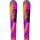 Salomon LUX Jr S + C5 GW J75 Junior Alpin Skier Paket Rhodamine Red / Saffron / Black - 100