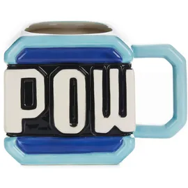 Paladone Super Mario Pow Block Tasse 0,45 l Blau 1 Stück