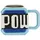 Paladone Super Mario Pow Block Tasse 0,45 l Blau 1 Stück