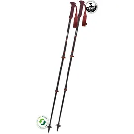 Komperdell Carbon EVO Zero Compact 90-120 cm rot