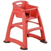 Kinderstuhl Rubbermaid Babystuhl Sturdy Chair Rot Hochstuhl mit Sicherheitsgurt