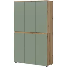 inn.furn Assino Mehrzweckschrank 105 x 175 x 37 cm Grün