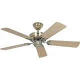 CasaFan Classic Royal MA-AH 103 cm Deckenventilator messing antik/ahorn inkl. Zugkette