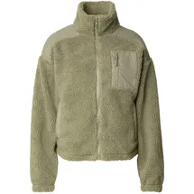 URBAN CLASSICS Ladies Sherpa Mix Jacket palegreen, 4XL - Grün