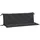 vidaXL Bankauflage 150 x 50 x 7 cm schwarz 2 St.