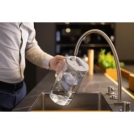 Wessper Wasserfilter Kanne Grau 3 L