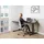 Beliani Schreibtisch, Schwarz, Holzwerkstoff, L-Form, 160x60x109 cm, Arbeitszimmer, Schreibtische, Bürotische
