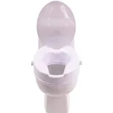 Antar Toilettensitzerhöhung mit Deckel 10 cm weiß