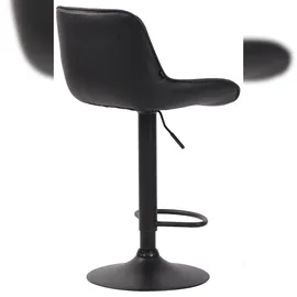 CLP 2er Set Barhocker Lentini Kunstleder Mit Fußstütze I Thekenhocker Höhenverstellbar & 360° Drehbar