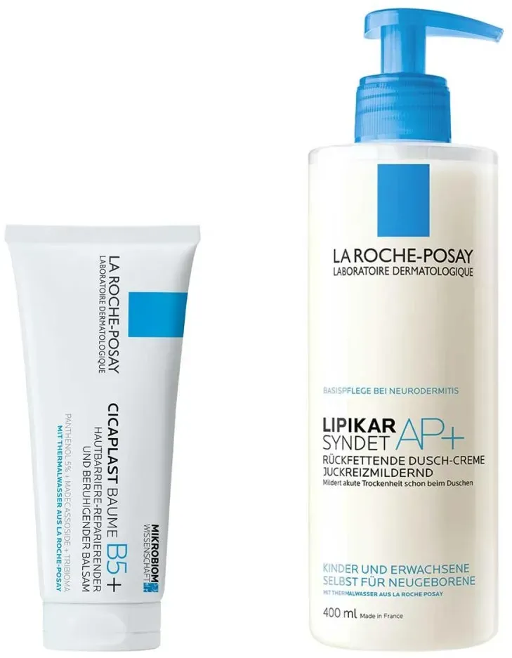 La Roche Posay Cicaplast Baume B5+ (100ml) & Lipikar Syndet AP+