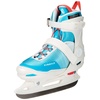 Unisex Jugend Flash IV Eishockeyschuhe, White/Turquoise/Red, 37