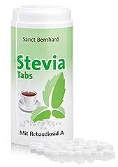 Compresse Stevia con Rebaudioside A - 40 g