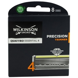 Wilkinson Quattro Essential 4 Precision Trimmer Ersatzklinge 8 St. für Manner