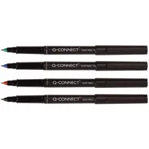 Connect Q-Connect® KF01198 Faserschreiber, permanent, ca. 1 mm (M), 4er Pack