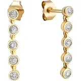Diamonds by Ellen K. Ohrhänger Gold 585 mehrfarbig 0,05ct. 10x Brillant one-size