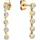 Diamonds by Ellen K. Ohrhänger Gold 585 mehrfarbig 0,05ct. 10x Brillant one-size