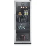 Severin FKS 8841 (schwarz/edelstahl) Flaschenkühlschrank