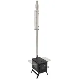 Robens Hunter Zeltofen, 330cm, Edelstahl, schwarz