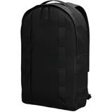 db journey Skateboarding Essential Rucksack, 12 l, Lehrbücher und Laptops, geräumig, Skateboard-Gurte, minimalistisches Design, Schwarz, Schwarz