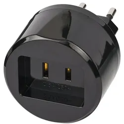 Brennenstuhl Adapter Travel Stecksystem US/Aufsatz DE 2.5A Kabel