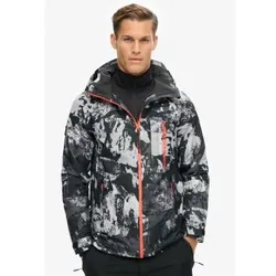 Superdry für Herren. MS110179A Freestyle Core Jacke grau (XL), Lässig, Sportlich, Schnee, Recyceltes Polyester, Nachhaltig