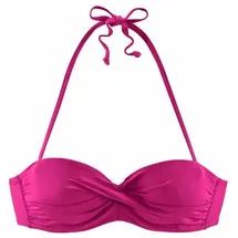 s.Oliver Bandeau-Bikini-Top Damen Pink 36 Cup A