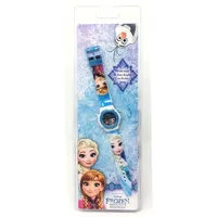 Disney Frozen Armbanduhr Mit Anna Und Elsa auf Der Band