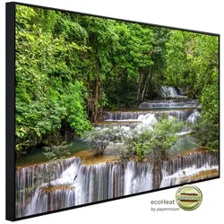 papermoon Infrarotheizung »EcoHeat - Fluss im Wald «, Matt-Effekt - bunt