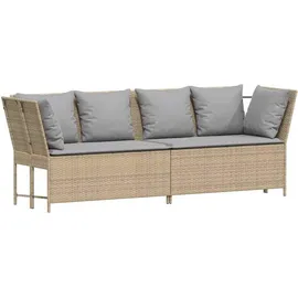 vidaXL Garten-Lounge-Set 9-tlg. beige