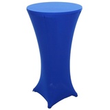 MCW Stehtischhusse MCW-J30, Tischhusse Husse Bezug Überzug, Stretch Ø 60cm ~ blau