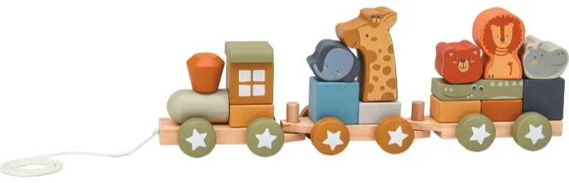 2Kids Toys Wooden Train Spielzeuglok aus Holz 18m+ 1 St.