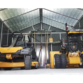 CANOPIA Gerätehaus Yukon 3,95 x 3,32 x 2,52 m grau