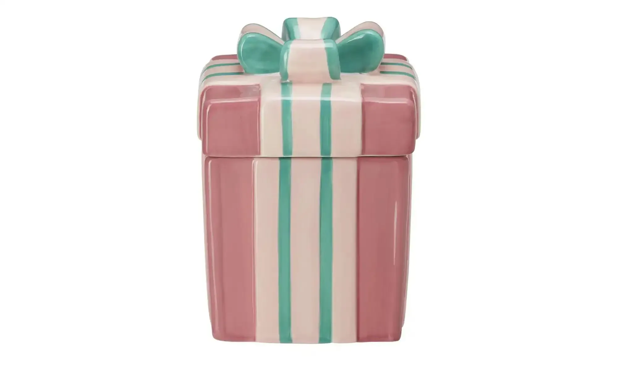 HOME STORY Keksdose Geschenk   ¦ rosa/pink ¦ Dolomite ¦ Maße (cm): B: 11,4 H: 15,2 T: 11.4