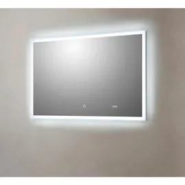 Möbel Kraft Badspiegel – Glas,Metall ¦ Maße (cm): B: 110 H: 70 T: 3.0