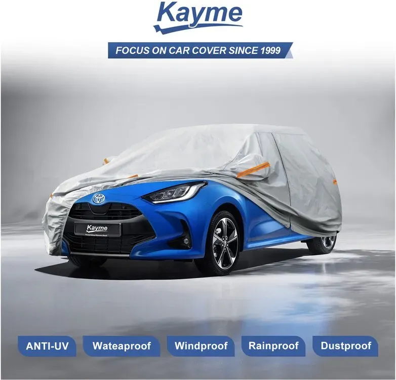 Kayme Autoabdeckung Für Schrägheck Passend Für Größe Bis Zu 415 CM